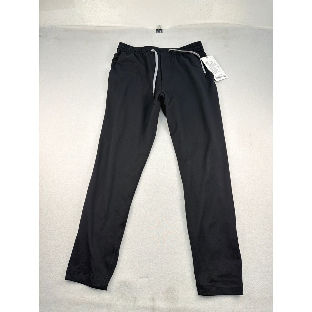 Lululemon Mens Soft Jersey Tapered Pant Black LM5AY2S Size M NWT